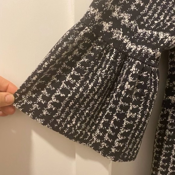 Talbots, BELL SLEEVE GALA GLEN PLAID SHEATH DRESS, size 16petite - Picture 4 of 7